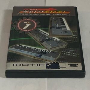 Yamaha Motif 7 Get Motifated A Video Manual Volume 1 DVD RARE